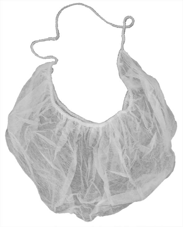 Armour PP Beard Cover Single Loop (10gsm) – White