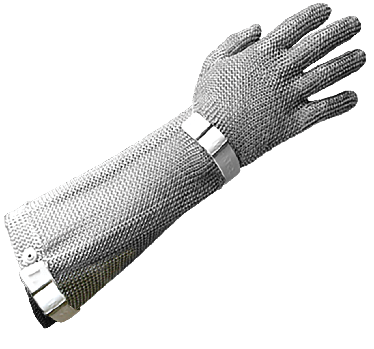 Protec Chain Mesh Glove with Button Closure & 20cm Cuff