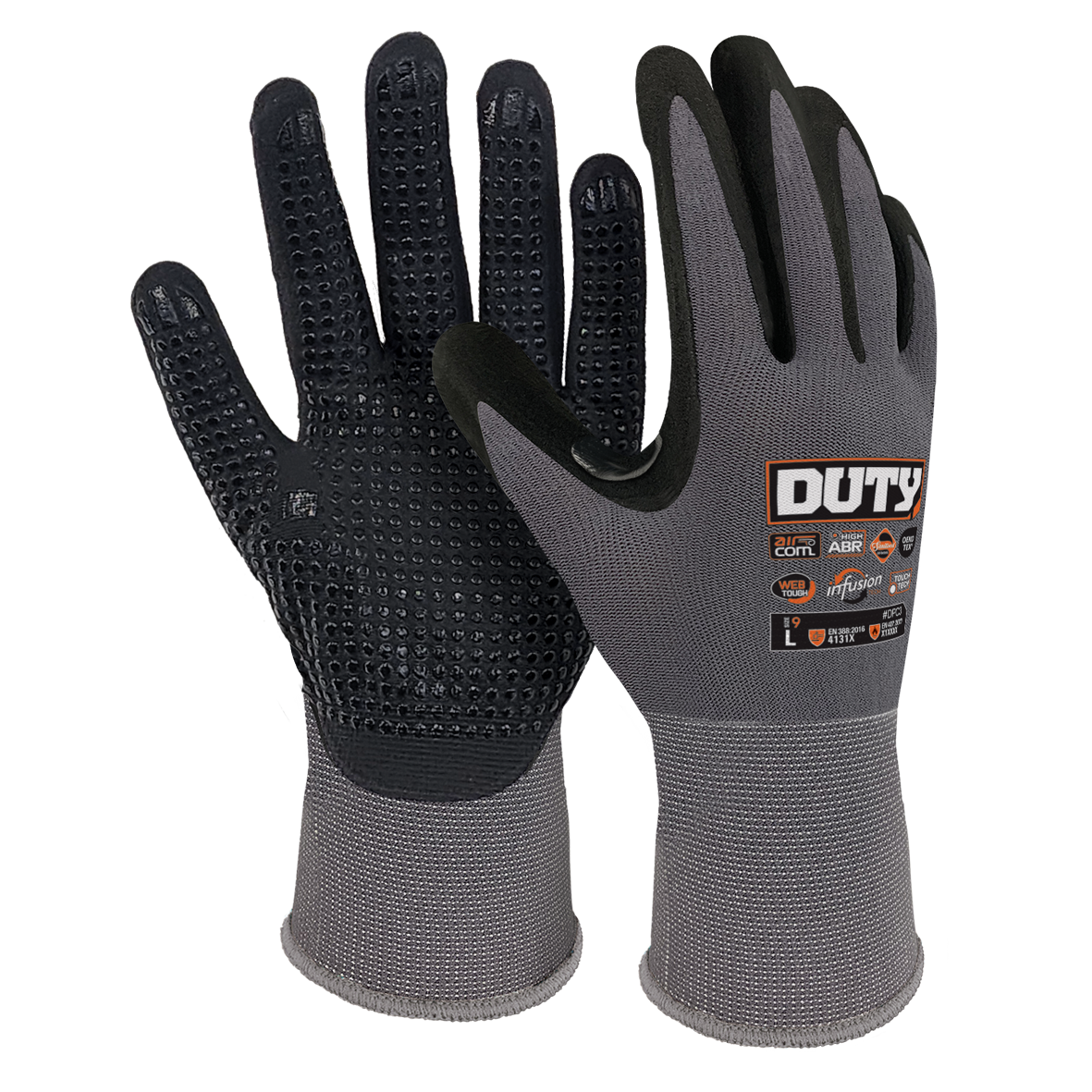 Duty Infusion Palm Coat Dot Grip Glove