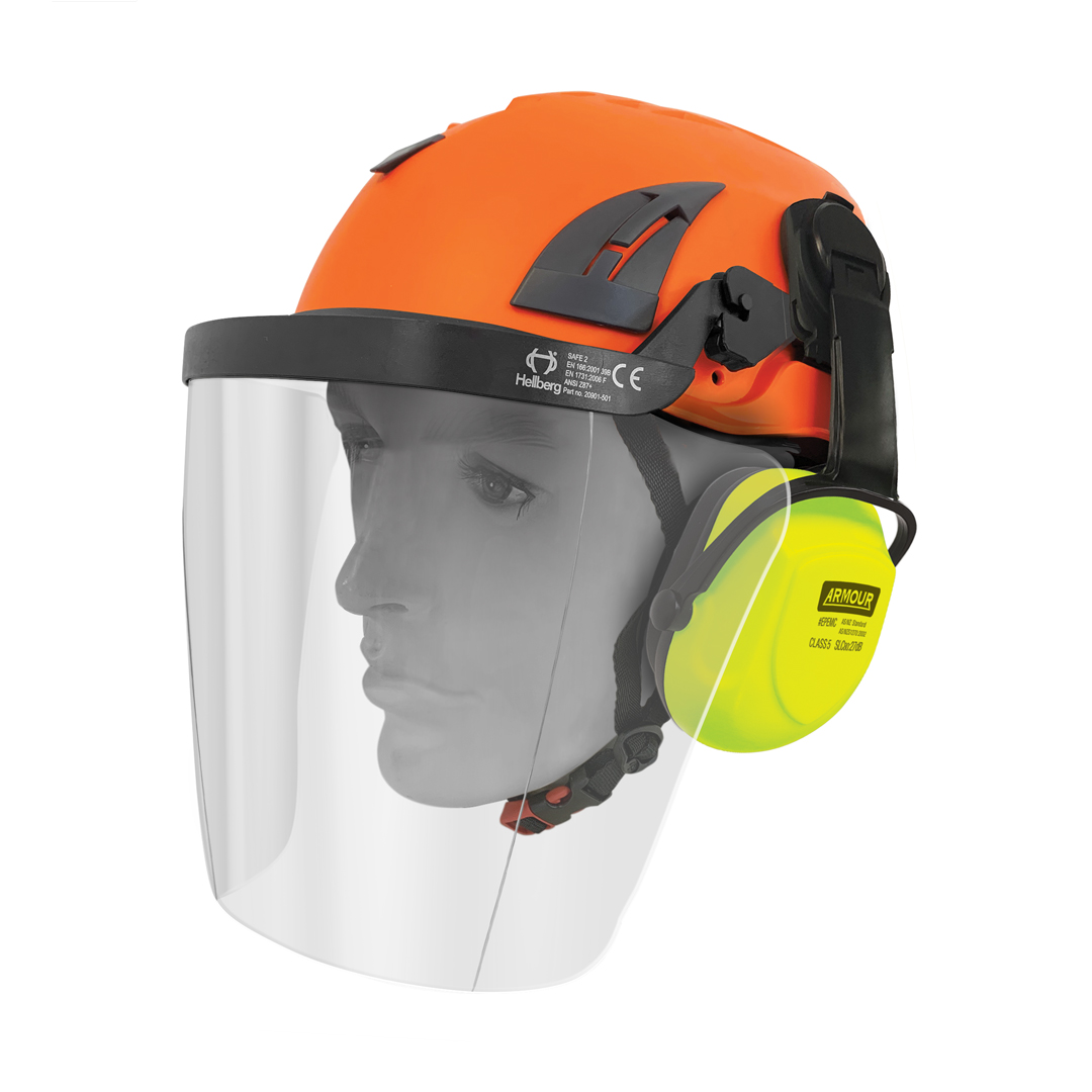 Armour Ground Helmet E/Muff & Clr Vis Kit – EN397