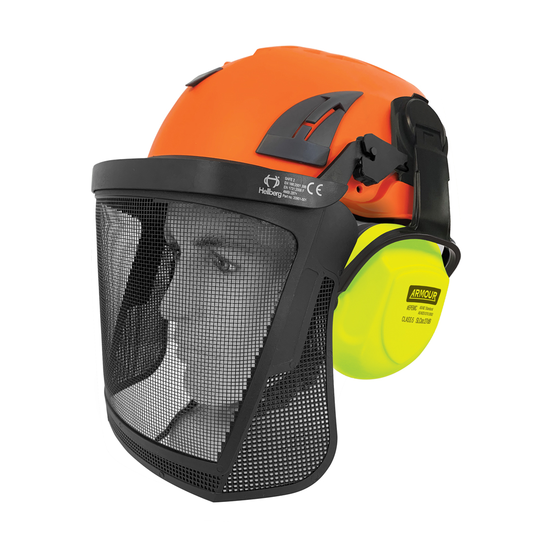 Armour Ground Helmet E/Muff & Mesh Vis Kit – EN397