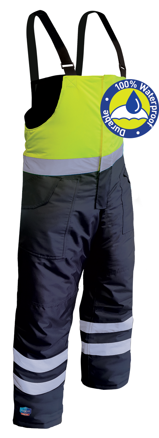 IceKing Yellow/Navy Waterproof Bib Pant