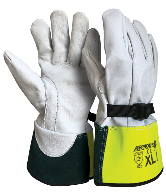 Flash Hi Voltage Leather Overglove