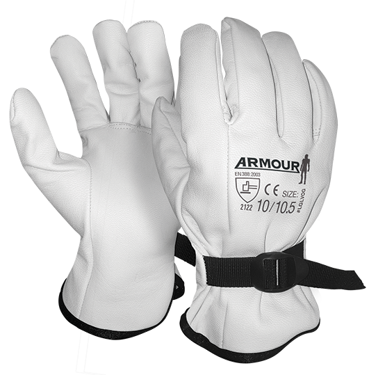 Flash Low Voltage Leather Overglove