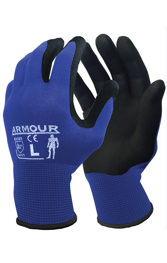 Armour Foam Nitrile Open Back Glove