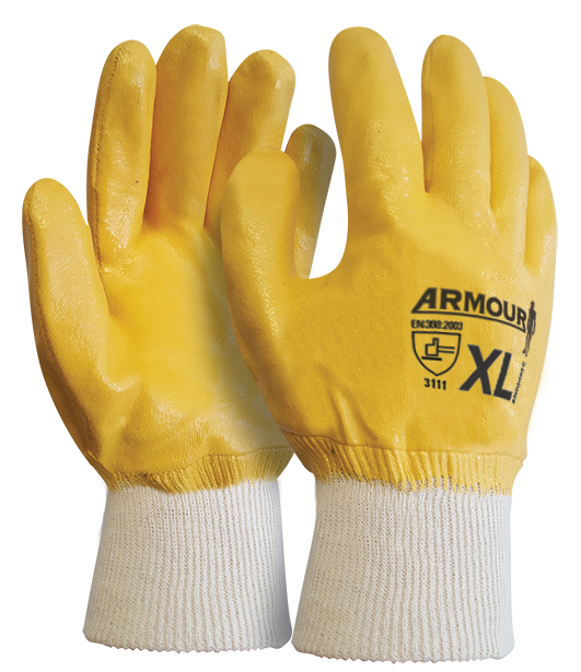 Armour Orange Nitrile Full Coat Glove