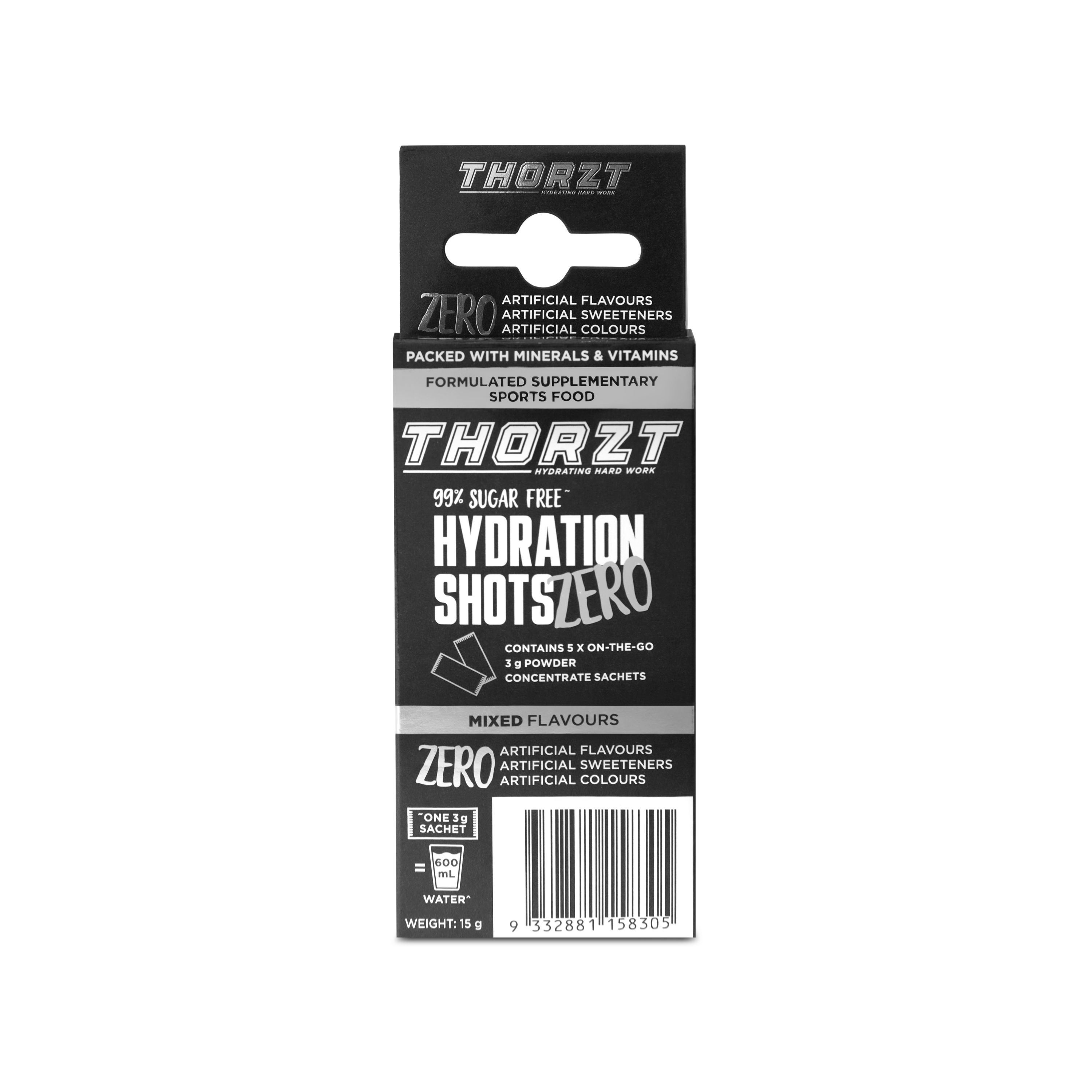 THORZT 99% Sugar Free Vend Ready Solo Shot Zero